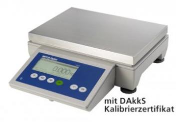 Compact Scale Mettler-Toledo ICS425k-6SM/f up to 6 kg, with DAkkS Calibration Certificate 