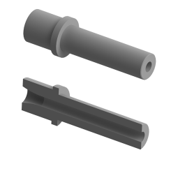 Round Peening Nozzle Cylindrical 