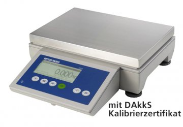 Compact Scale Mettler-Toledo ICS425k-6SM/f up to 6 kg, with DAkkS Calibration Certificate 